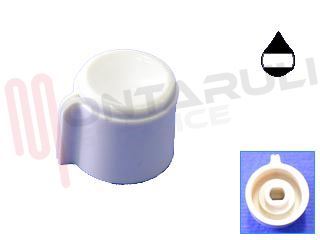 Immagine di MANOPOLA SX CONTAMINUTI BIANCA ARISTON D.3MM.