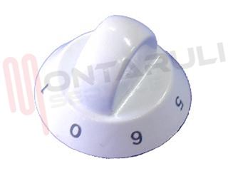 Immagine di MANOPOLA PIASTRA ELETTRICA BIANCO D.6,5MM.