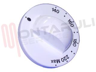 Immagine di MANOPOLA FORNO TEMPERATURA BIANCA D.8MM.