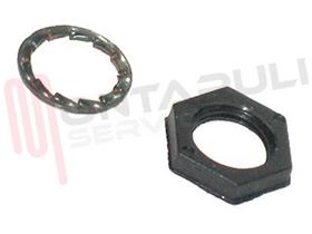 Visualizza i dettagli per DADO IN PLASTICA CON RONDELLA Immagine di DADO IN PLASTICA CON RONDELLA