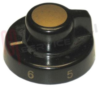Immagine di MANOPOLA PIASTRA NERA D.6MM.