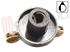 Immagine di MANOPOLA FUOCO MARRONE/ORO D.6MM.