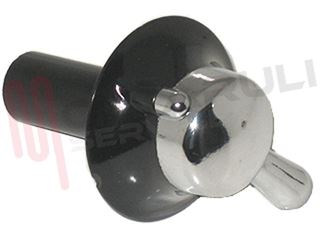 Immagine di MANOPOLA FUOCO NERO-SILVER D.6MM.
