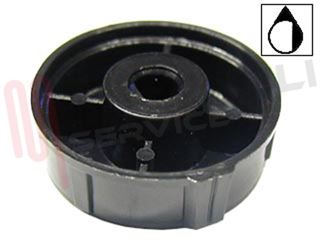 Immagine di MANOPOLA FUOCO UNIVERSALE NERA D.8MM.