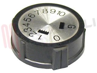 Immagine di MANOPOLA TERMOSTATO NERA D.7MM.
