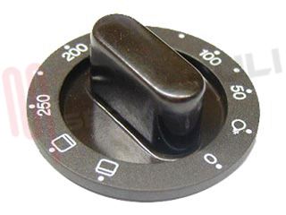 Immagine di MANOPOLA TERMOSTATO FORNO MARRONE D.6MM.