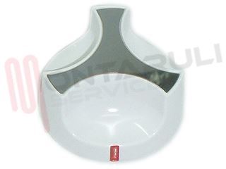 Immagine di MANOPOLA FUOCO BIANCA TRIPLEX D.6MM.