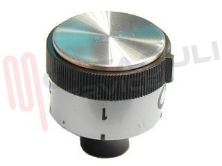 Immagine di MANOPOLA MARRONE PIASTRA ELETTRICA D.6MM.