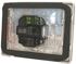 Immagine di PULSANTE TARGA IP55 BIANCO IDROBOX (LUMINOSO LUCE BLU)