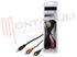 Immagine di CAVO AUDIO 2 RCA MASCHIO / JACK MASCHIO 3,5MM MT.1.5 STEREO