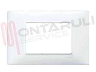 Immagine di PLACCA 3 POSTI BIANCA SERIA PLANA