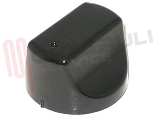 Immagine di MANOPOLA FUOCHI ELETTRICA NERA D.6MM.