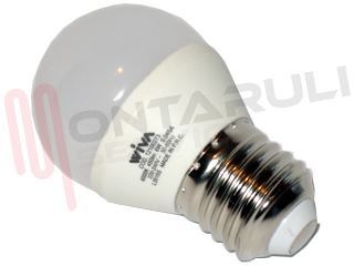 Immagine di LAMPADA SFERA LED E27 6W 230V 6000°K (RESA=39W)