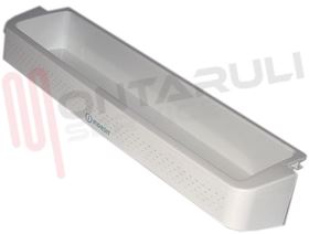 Visualizza i dettagli per BALCONCINO BARATTOLI UOVA BIANCO 504/465X115XH.70MM. Immagine di BALCONCINO BARATTOLI UOVA BIANCO 504/465X115XH.70MM.