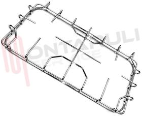 Visualizza i dettagli per GRIGLIA 2 FUOCHI FILO 341X226MM. CROMATA STAR Immagine di GRIGLIA 2 FUOCHI FILO 341X226MM. CROMATA STAR