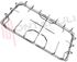 Immagine di GRIGLIA 2 FUOCHI FILO 341X226MM. CROMATA STAR