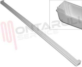 Immagine di PROFILO BIANCO PER GRIGLIA LATI CHIUSI L=525MM.