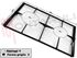 Immagine di GRIGLIA 2 FUOCHI GHISA 450X275MM. REX NAONIS