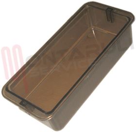 Visualizza i dettagli per VASCHETTA BURRO MARRONE FUME' 205X90XH.48MM. Immagine di VASCHETTA BURRO MARRONE FUME' 205X90XH.48MM.