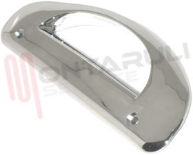 Visualizza i dettagli per MANIGLIA FRIGO PORTA CROMATA L=195MM. Immagine di MANIGLIA FRIGO PORTA CROMATA L=195MM.