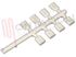 Immagine di SET RIVETTO BIANCO FERMA MOSTRINA 8 PEZZI