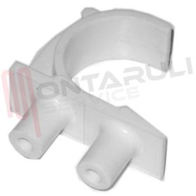 Visualizza i dettagli per FERMO BIANCO TUBO DI SCARICO LAVATRICE Immagine di FERMO BIANCO TUBO DI SCARICO LAVATRICE