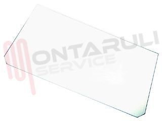 Immagine di VETRO FRIGO 466X243X4MM. (2 SMUSS)