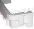 Immagine di BALCONCINO BIANCO FRIGO 425X70XH.45MM.