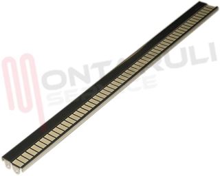 Immagine di FASCIA FERMA BOTTIGLIE METALLICA L=420MM.