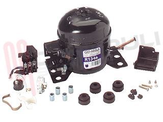 Immagine di KIT COMPRESSORE R134A 1/10HP 100W GD40AA