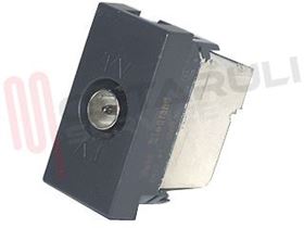 Visualizza i dettagli per PRESA TV MASCHIO NERA DERIVATA SERIE VELA Immagine di PRESA TV MASCHIO NERA DERIVATA SERIE VELA