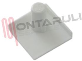 Visualizza i dettagli per BUSSOLINA QUADRA SX PORTA FRIGO 25X25X16MM. Immagine di BUSSOLINA QUADRA SX PORTA FRIGO 25X25X16MM.