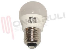 Visualizza i dettagli per LAMPADA SFERA LED E27 4W 230V 3000°K Immagine di LAMPADA SFERA LED E27 4W 230V 3000°K