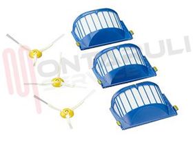 Visualizza i dettagli per FILTRI + SPAZZOLINE PER ROOMBA AEROVAC KIT 3+3PZ. Immagine di FILTRI + SPAZZOLINE PER ROOMBA AEROVAC KIT 3+3PZ.