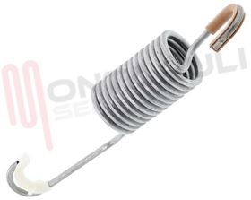 Visualizza i dettagli per MOLLA SOSPENSIONE GRUPPO VASCA L=160MM. Immagine di MOLLA SOSPENSIONE GRUPPO VASCA L=160MM.