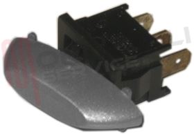 Visualizza i dettagli per DEVIATORE UNIPOLARE BASCULANTE TASTO GRIGIO SATINATO Immagine di DEVIATORE UNIPOLARE BASCULANTE TASTO GRIGIO SATINATO