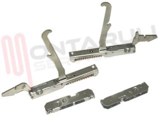 Immagine di KIT CERNIERA + PORTARULLINO PORTA FORNO SMEG