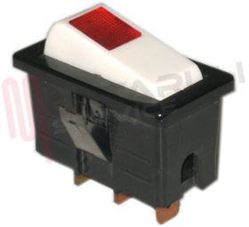 Visualizza i dettagli per INTERRUTTORE UNIPOLARE LUMINOSO ROSSO TASTO BIANCO Immagine di INTERRUTTORE UNIPOLARE LUMINOSO ROSSO TASTO BIANCO