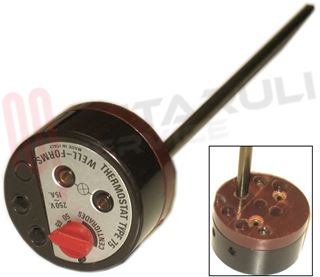 Immagine di TERMOSTATO SCALDABAGNO 20-80°C 15A 250V