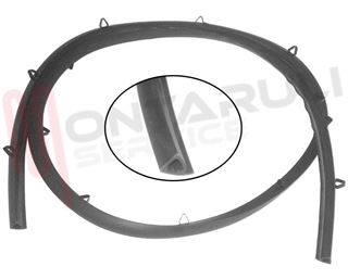 Immagine di GUARNIZIONE PORTA FORNO 3 LATI L=1100MM. MOLLE 15 BOMPANI