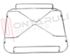 Immagine di GRIGLIA 1 FUOCO FILO 210X210MM. CROMATA ONOFRI