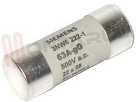 Visualizza i dettagli per FUSIBILE CILINDRICO GG 22X58 63A 3NW6 222-1 Immagine di FUSIBILE CILINDRICO GG 22X58 63A 3NW6 222-1