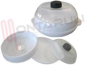 Visualizza i dettagli per VAPORIERA MICROONDE DIAM. Ø20CM. Immagine di VAPORIERA MICROONDE DIAM. Ø20CM.