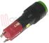Immagine di INTERRUTTORE DA PANNELLO TASTO VERDE LED 12V