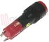 Immagine di INTERRUTTORE DA PANNELLO TASTO ROSSO LED 12V