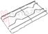 Immagine di GRIGLIA 2 FUOCHI FILO 405X215MM. SOVRANA