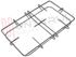 Immagine di GRIGLIA 2 FUOCHI FILO 360X203MM.