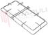 Immagine di GRIGLIA 2 FUOCHI FILO 430X210MM. OLMAR