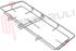 Immagine di GRIGLIA 2 FUOCHI FILO 430X210MM. OLMAR