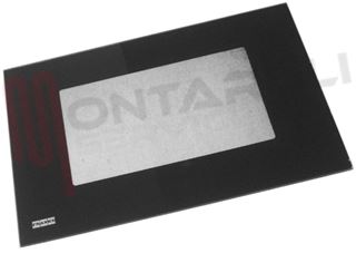 Immagine di VETRO FORNO ALT.393X583MM. NERO ESTERNO FRANKE
